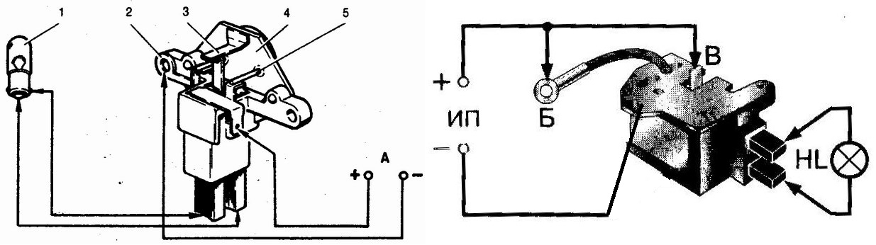 Схема подключения вазовских реле регулятора