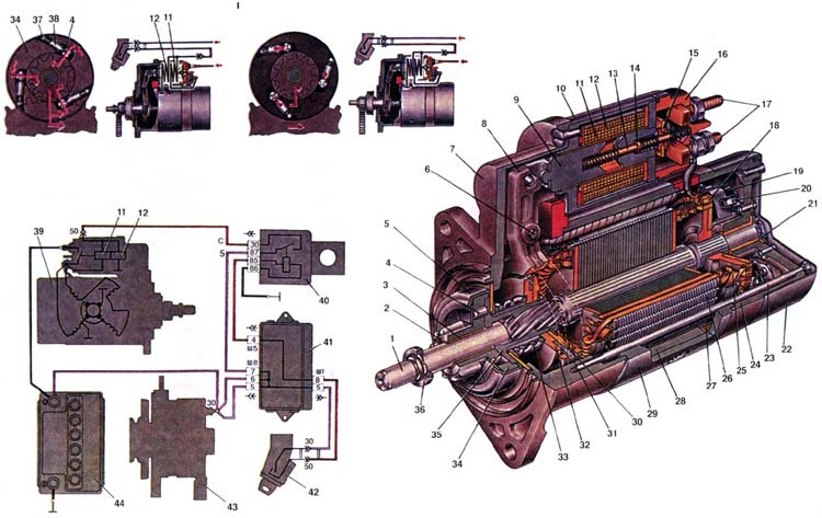 Схема электрооборудования автомобилей ваз-21083, ваз-21093 и ваз-21099