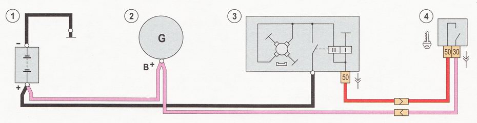 Схема реле стартера ваз 2106 подключения