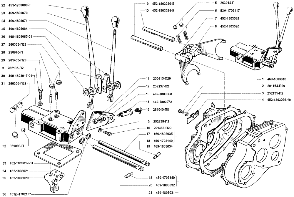 Раздатка уаз 469: устройство и схема переключения