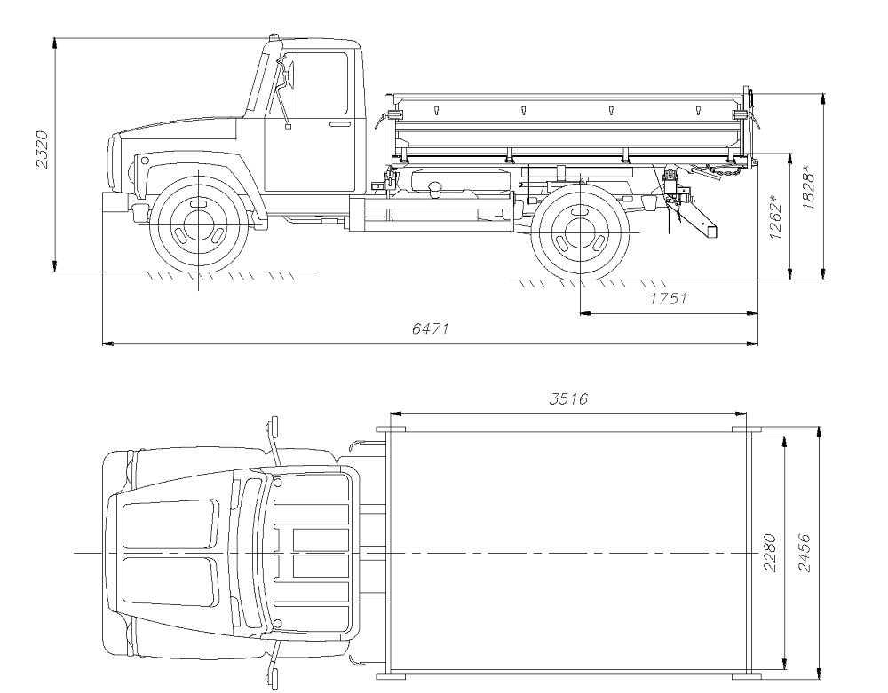 Обзор газ 3307 - модификация, размеры, параметры двигателя