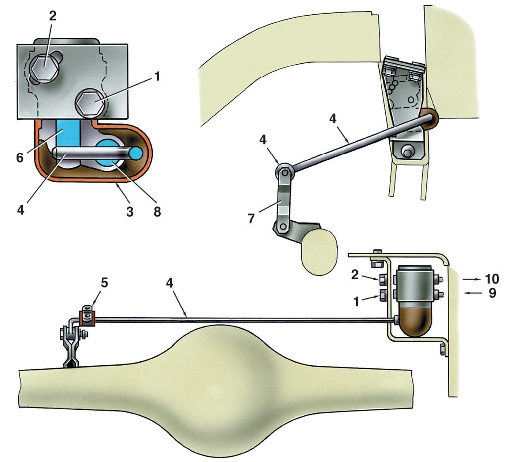 Ваз 2107 инжектор схема тормозной системы